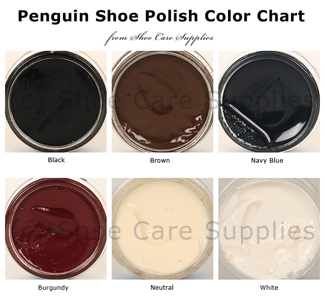 Kiwi Shoe Polish Color Chart
