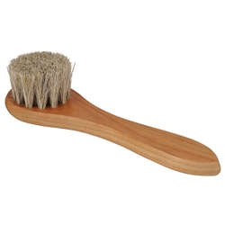 Wooden Handle Shoes Brush Shoe Polish Applicator Brushes Pig Hair Brush for Shoes Care 